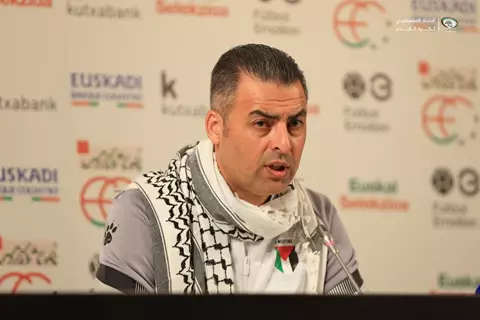 مدرب فلسطين: مواجهة الباسك رسالة وطنية.. وهدفنا التأهل للمونديال